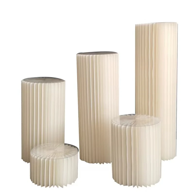 European Style Party Supplies With Folding Dessert Table Paper Cake Base Support Wedding Decoration Background Wall