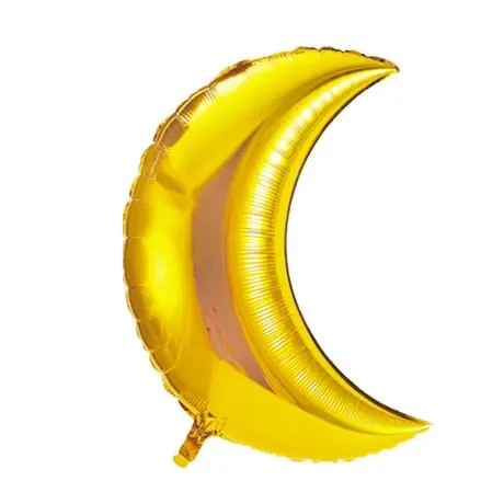 Wholesale Big Moon Foil Balloon for Advertising Eid Party Decoration