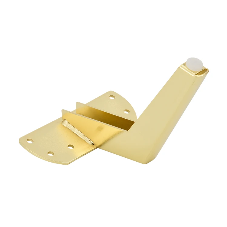 New Arrival Modern Golden Decorative Furniture Accessories Metal Table Sofa Corner Legs For Furniture