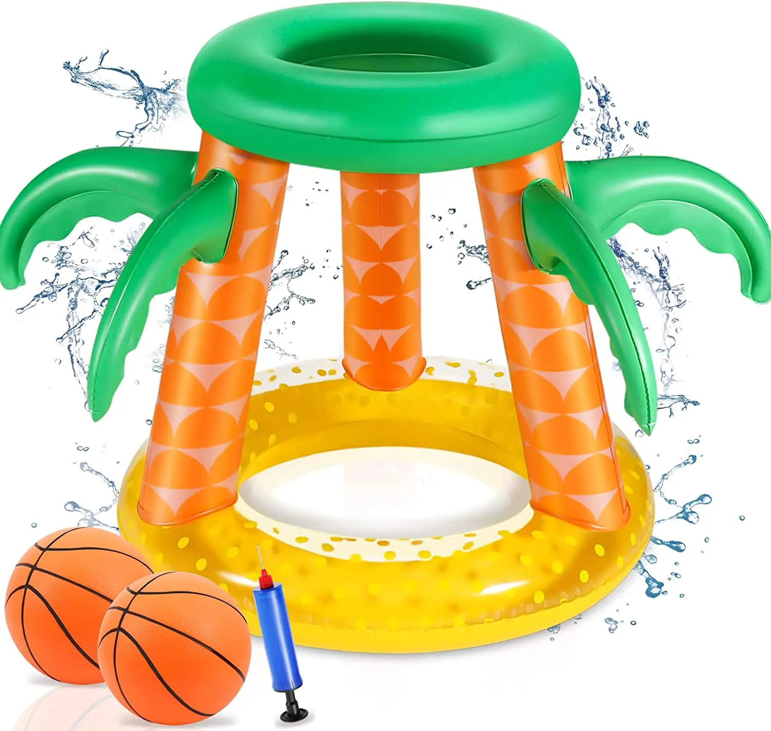 Swimming Pool Basketball Hoop Water Pool Toys for Kids Inflatable Summer Outdoor Toys Outside Lake Pool Games for Teens Adults