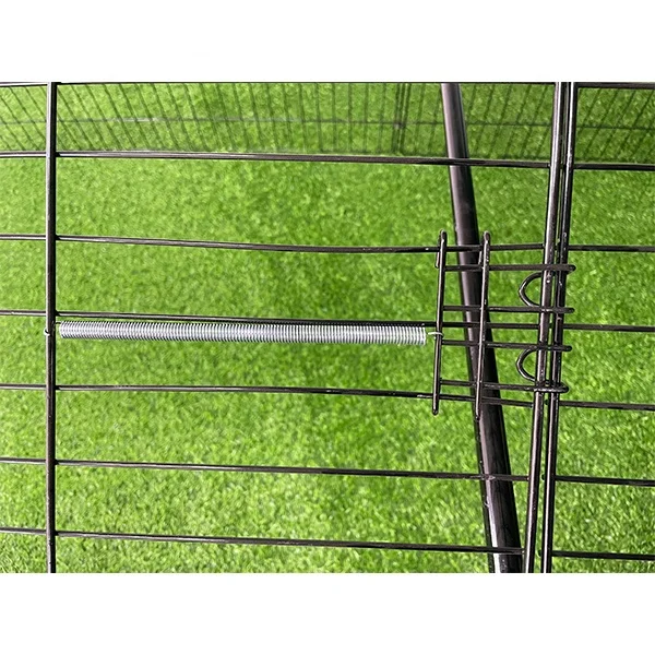 Easy to assemble folding chicken cage crate coop carrier