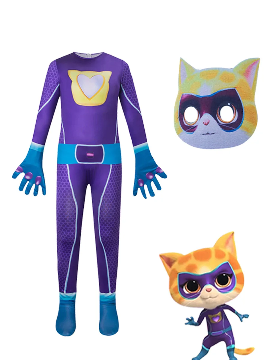 SuperKitties колготки Хэллоуин Детские костюмы для взрослых сценические сценических представлений