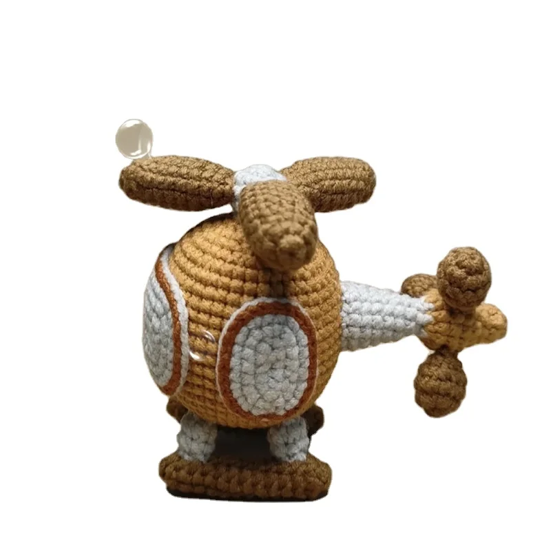 Вертолет амигуруми игрушка на заказ, вязаный крючком самолет