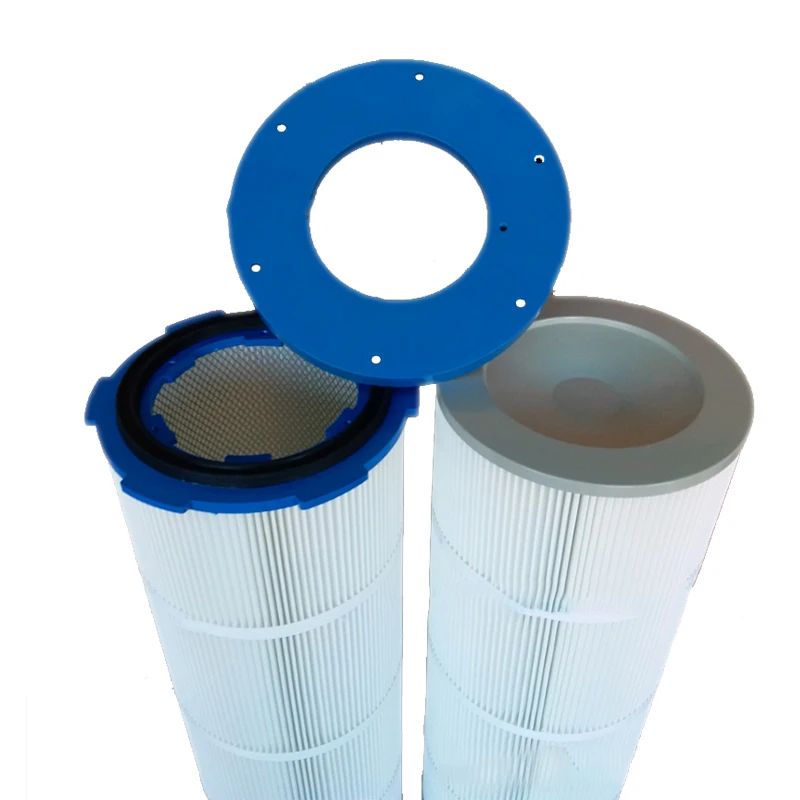 Industrial Nonwoven Pleated Recycling Air Filter Element Cartridge for Powder Coating Booth