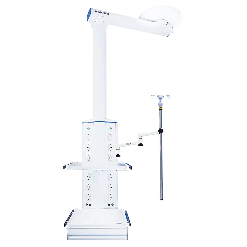 WEGO single Arm Ceiling Mounted Wet And Dry Part Medical Surgical Pendant Arms ICU ceiling mounted bridge