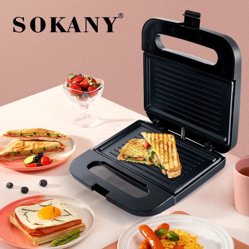 SOKANY 021 супер качество ломтик Электрический для домашнего использования из нержавеющей стали гриль завтрака