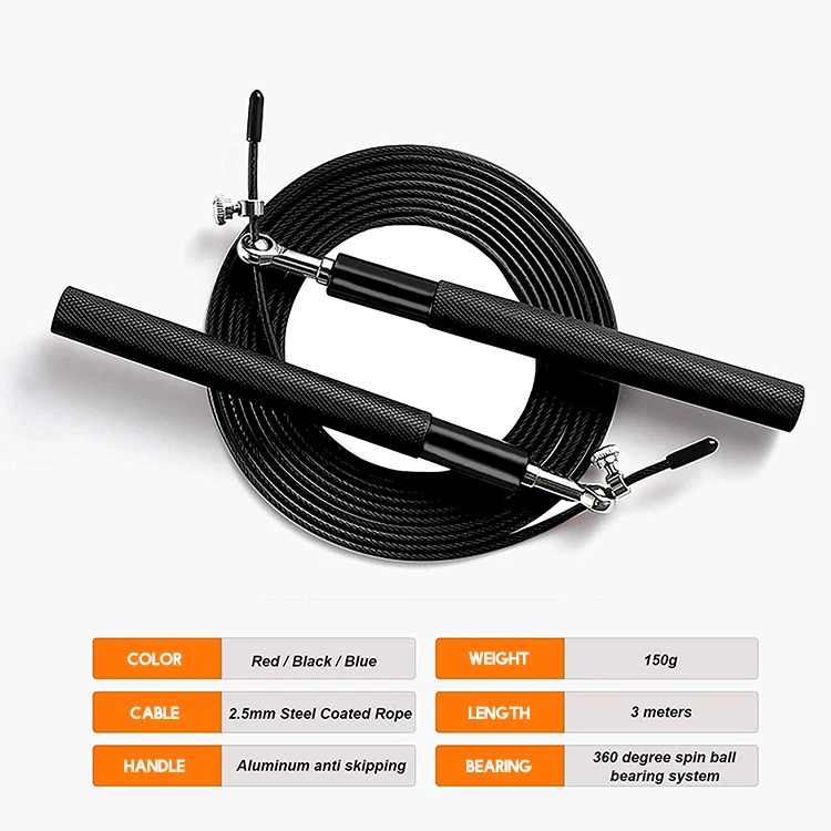 Wholesale Professional Aluminum Skipping Speed Jump Rope