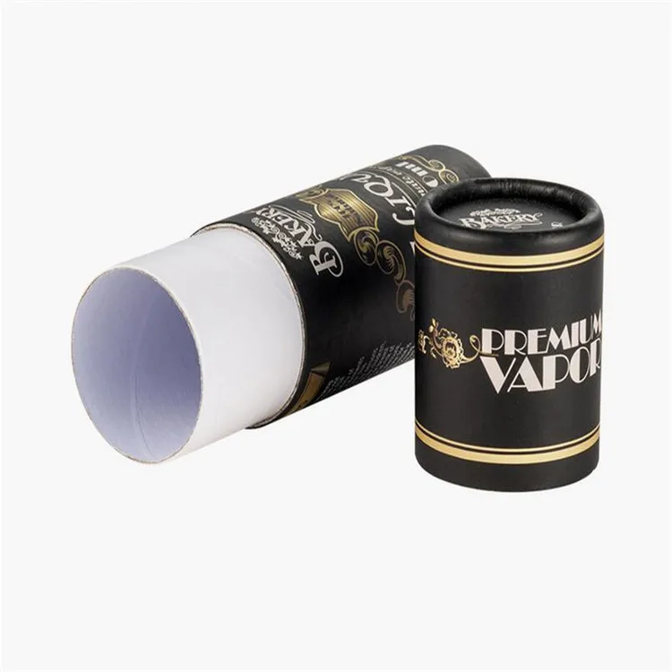 Corrugated dropper bottle push up wide diameter lipstick paper tube packaging