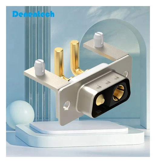 wire to board high power  Contact 2W2 Male Right Angle waterproof high current power connector