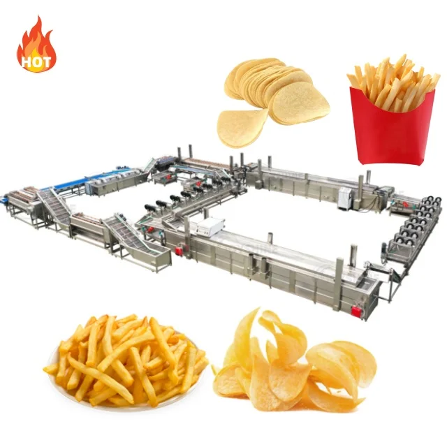 Joyshine Frozen Fast Delivery with Two Years Warranty Complete Potato Chips Production Line Equipment