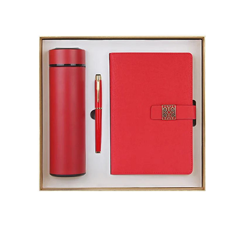 Promotional Notebook Mug And Pen 3 Pieces Set Business Gift For Company Annual Meeting Practical Hand Gift Office