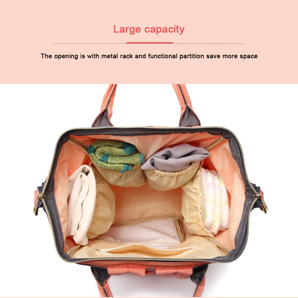
Fashion Baby Bag Stroller Diaper Bag Waterproof Baby Bags For Mom Backpack For Mom and Daddy diapers 