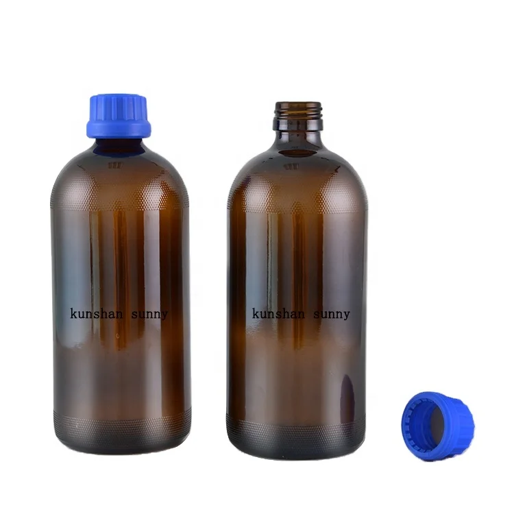 profession 500ml 550ml amber laboratory glass bottle with cap for chemical reagent glass bottle