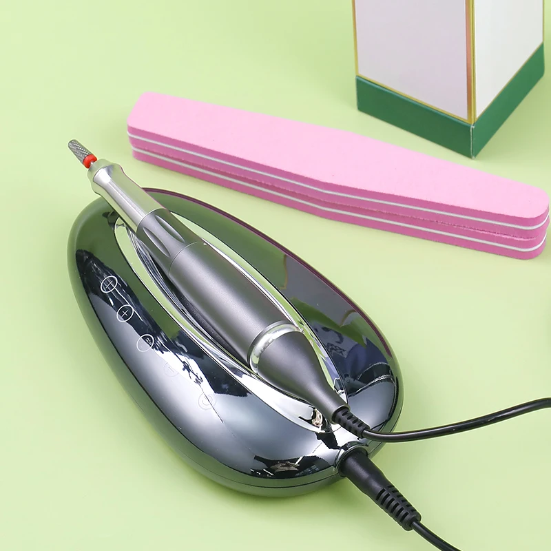 Professional Electric Nail File Drill Machine 40000RPM Powerful Strong Efile Manicure Pedicure Tool Brushless Motor Nail Drill