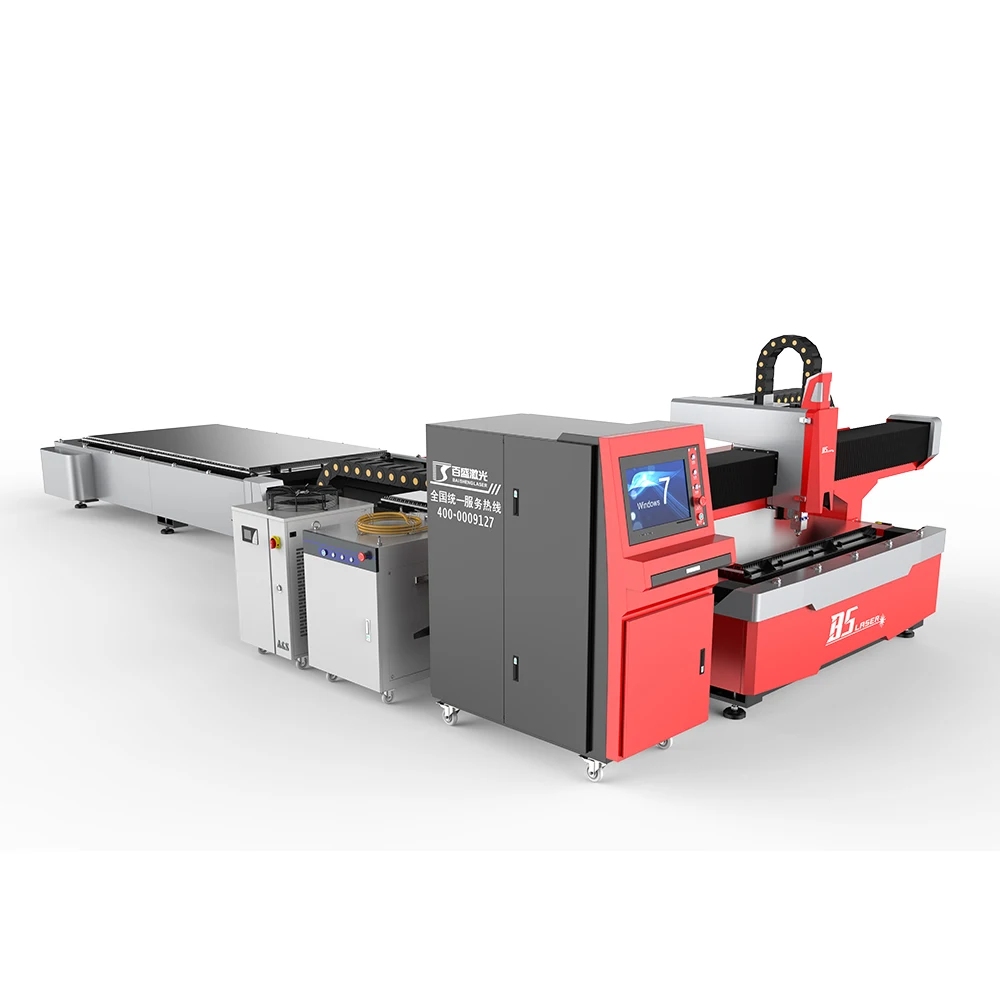 FHBS heavy industry machine bed last long time stainless metal sheet cnc plate laser cutting machines and pipe cutter