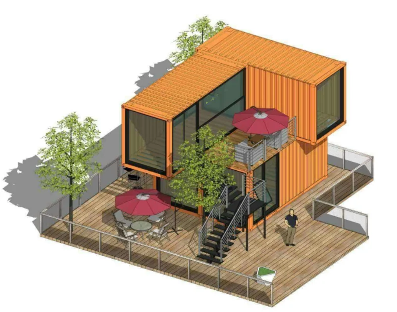 
Chinese Prefabricated House Shipping Container Home 40 feet Container Hoses Luxury 