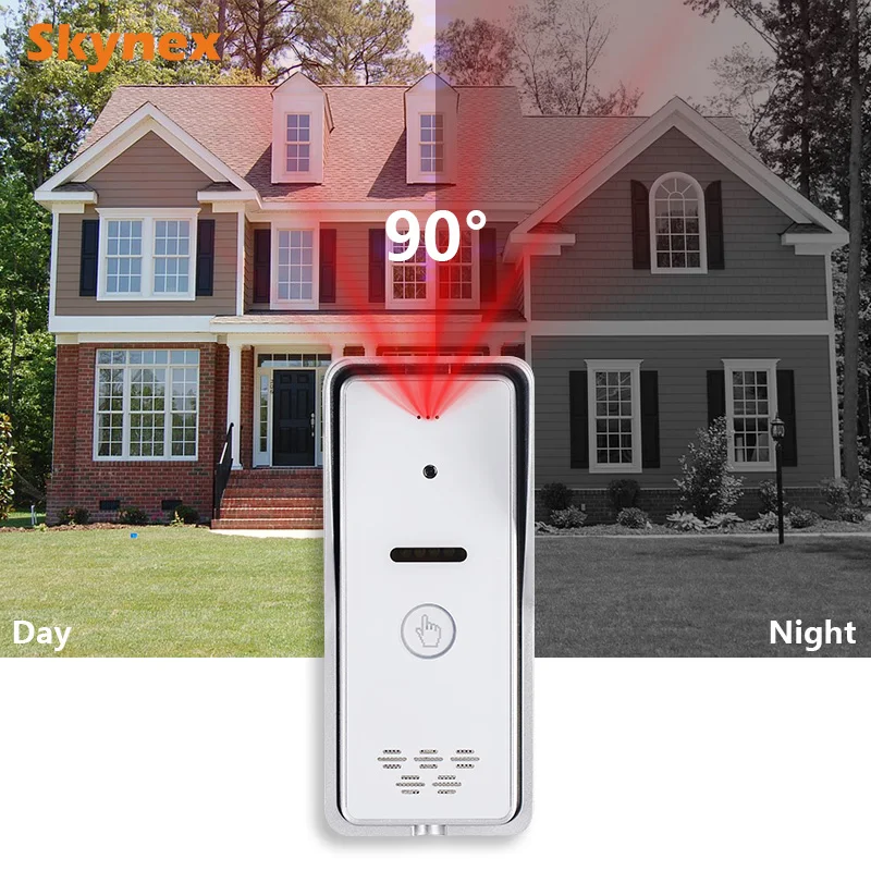 Supplier  IP65 Waterproof cat5/6 IP Based Video Door Doorbell Intercom phone app control tuya smartlife for Apartment and villa