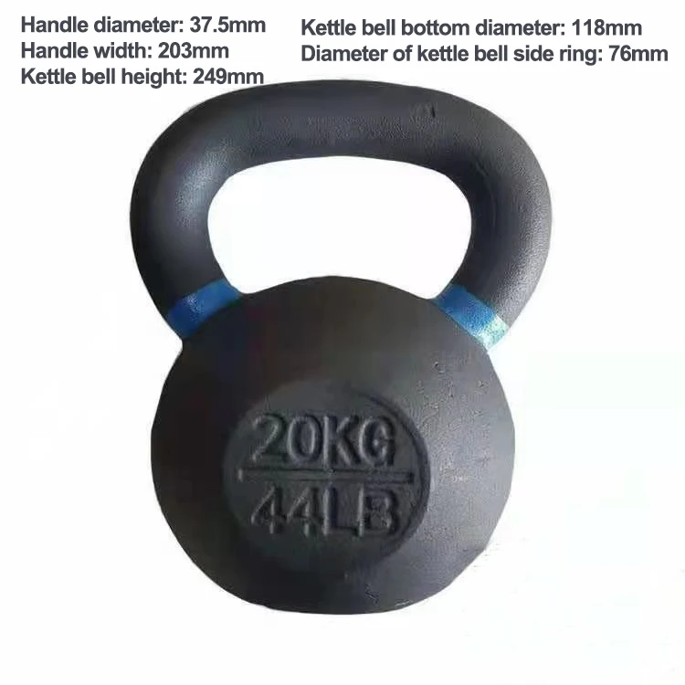 Fitness Gym Equipment Muscle Workout Strength Training 10kg Competition Cast Iron Stainless Steel Kettlebell Set For Weightlift