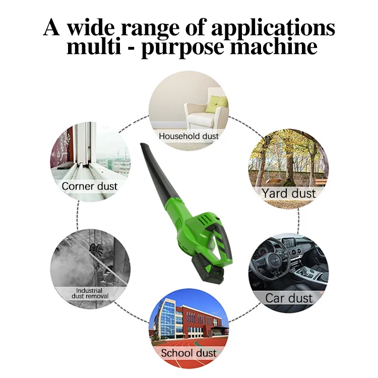 Батарея электрический садовый лист воздуха портативный воздуходувки машина L-SY-16001 20V 1.5ah DIY литий-ионный B & W электроэнергии весом более 2 кг 1.5AH/20V