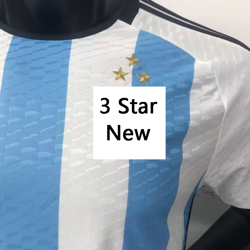 3 Star National Team No. 10 Jersey Player Version Soccer Jersey Home Football Shirt Match Football Uniform Custom Number Name