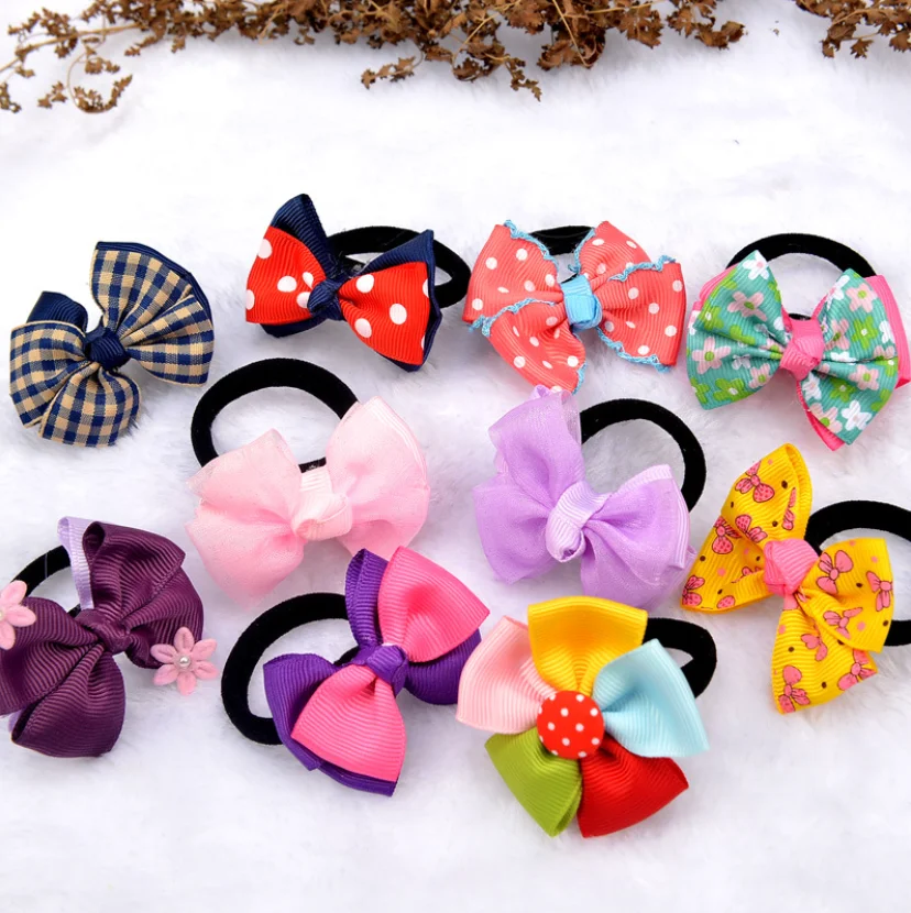 Kids cute hair accessories gift packing set child present hair clips and hair rings