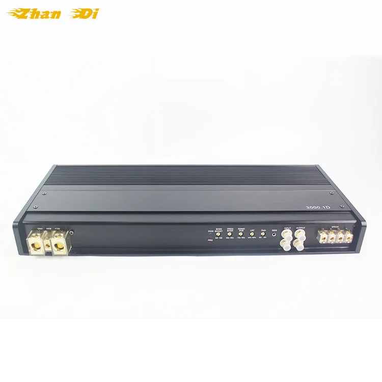 OEM Factory direct selling Low MOQ High quality class D 1Channel Amplifiers 1Ohm Rms 3000W Car Amplifiers