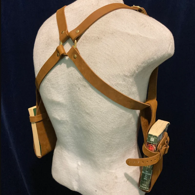 Книга жгут кобура на подтяжках Кожаный чехол книжка плечевой ремень для переноски