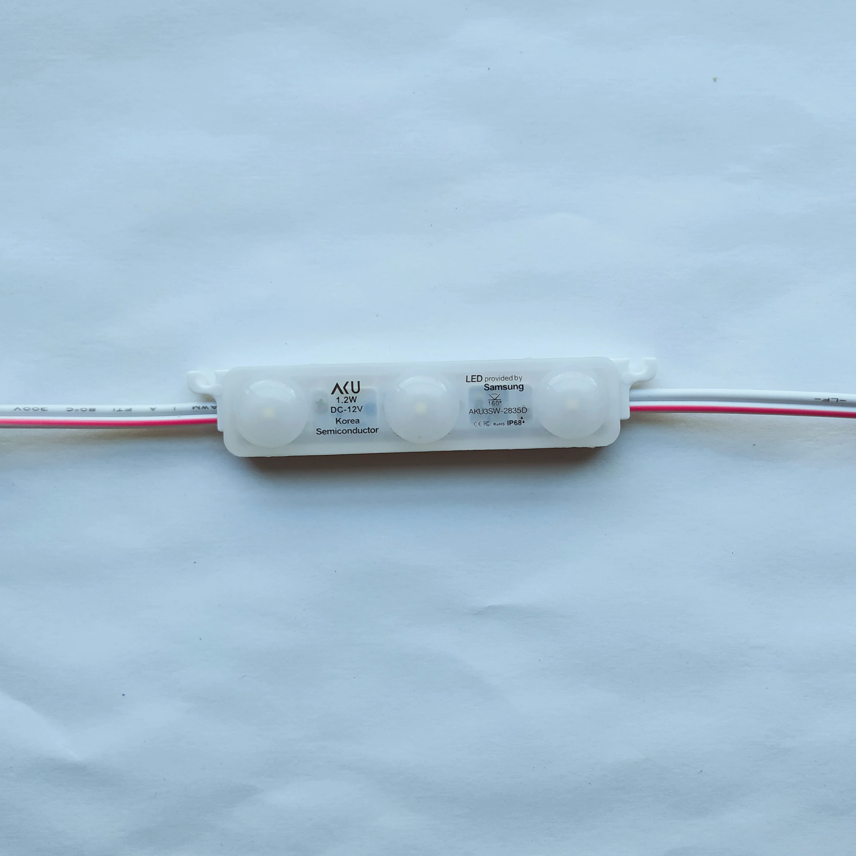 Samsung led chip 2835 SMD 3 LED white 2700k 6500K 10000K IP68 led модуль для вывесок и рекламы