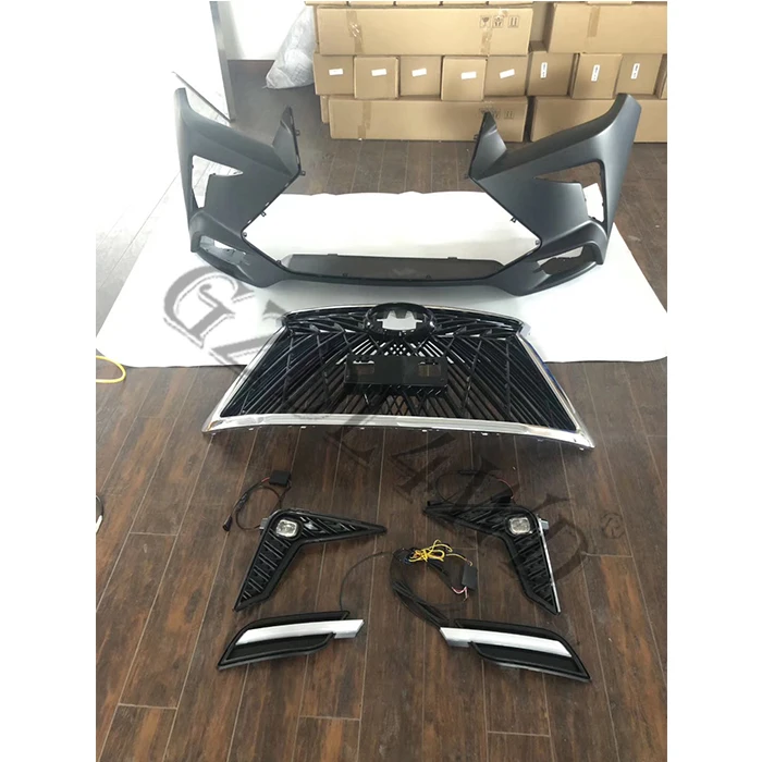 cover Trim front bumper  grill Facelift for revo body kit for Hilux revo Rocco upgrade to lexus 570
