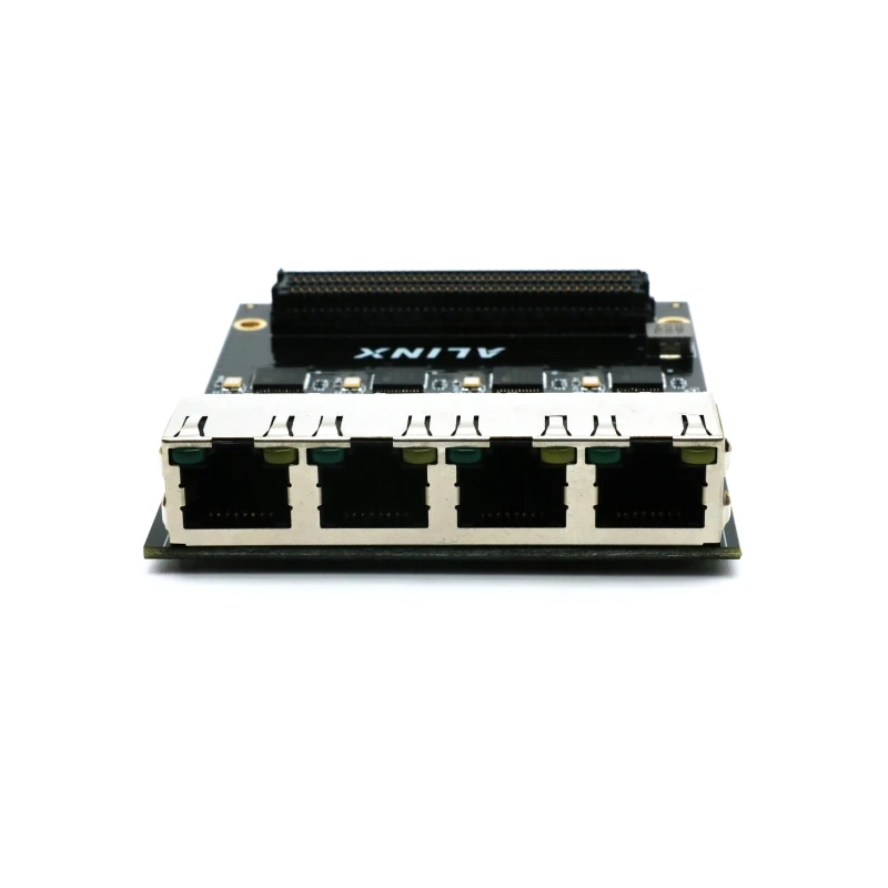 Пользовательская печатная плата xvideo pcba FL9031: 4 1000 м Ethernet FMC дочерняя карта для FPGA Board KSZ9031 осветительная
