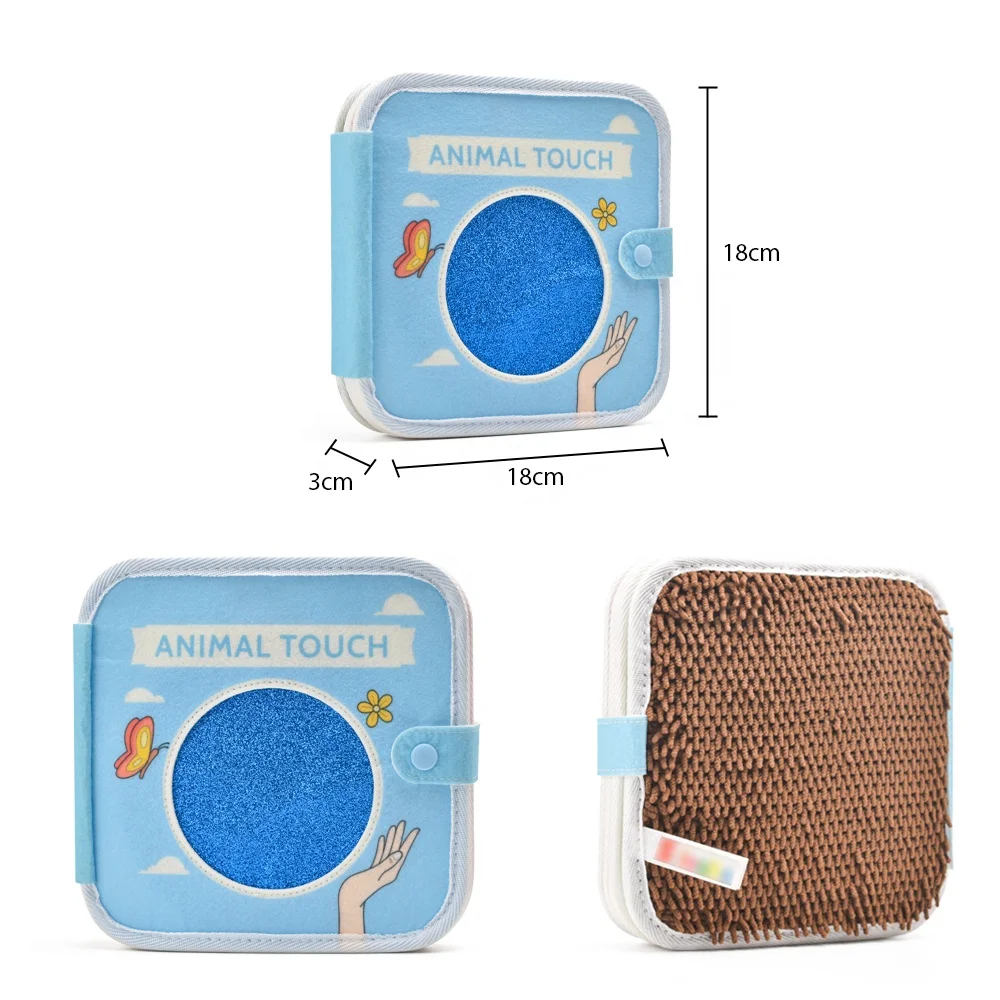New Educational Felt Sensory Mat Book Travel Toys Activities For Kid Sensory Book For Autistic Children