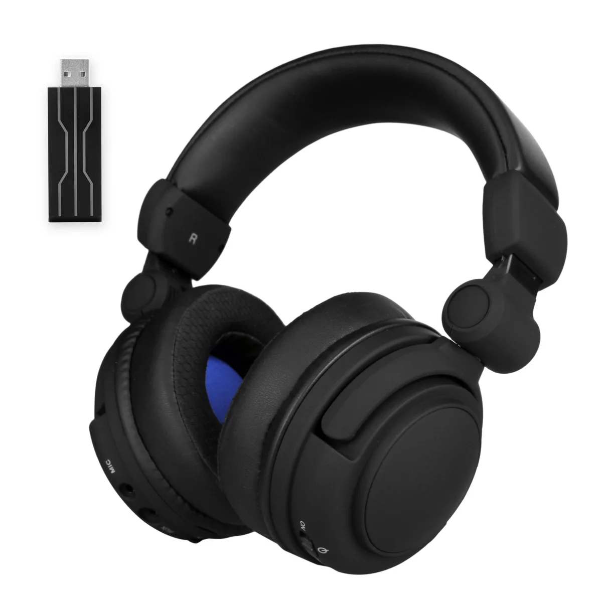 
2.4G headphones games for Nintendo Switch,PS4,PS4 Slim and PC, Vibration headphones 