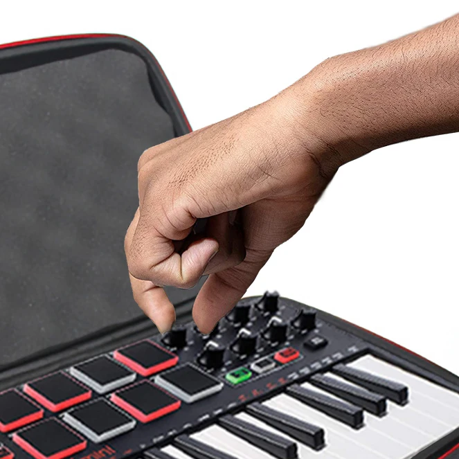  Пользовательский чехол для хранения EVA AKAI MPK дорожная сумка переноски музыки производства midi-контроллера клавиатуры