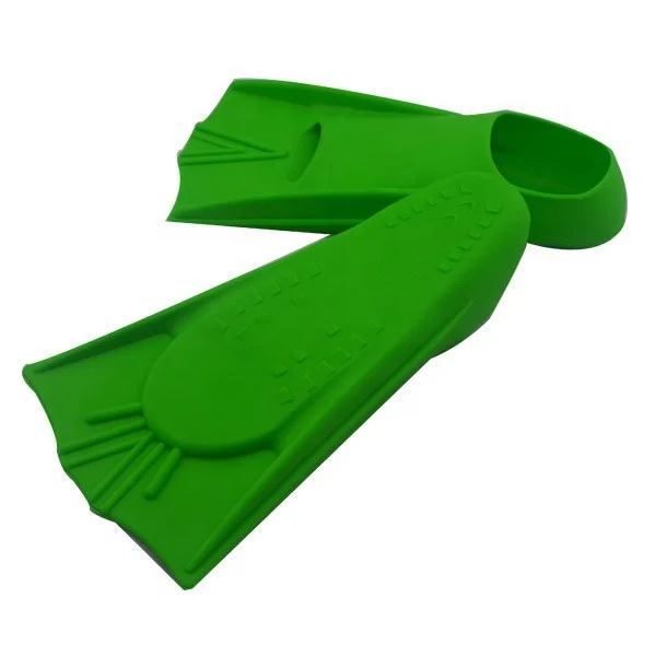 Best seller custom logo with brand swim fins in silicone flippers for swimming pool diving fin
