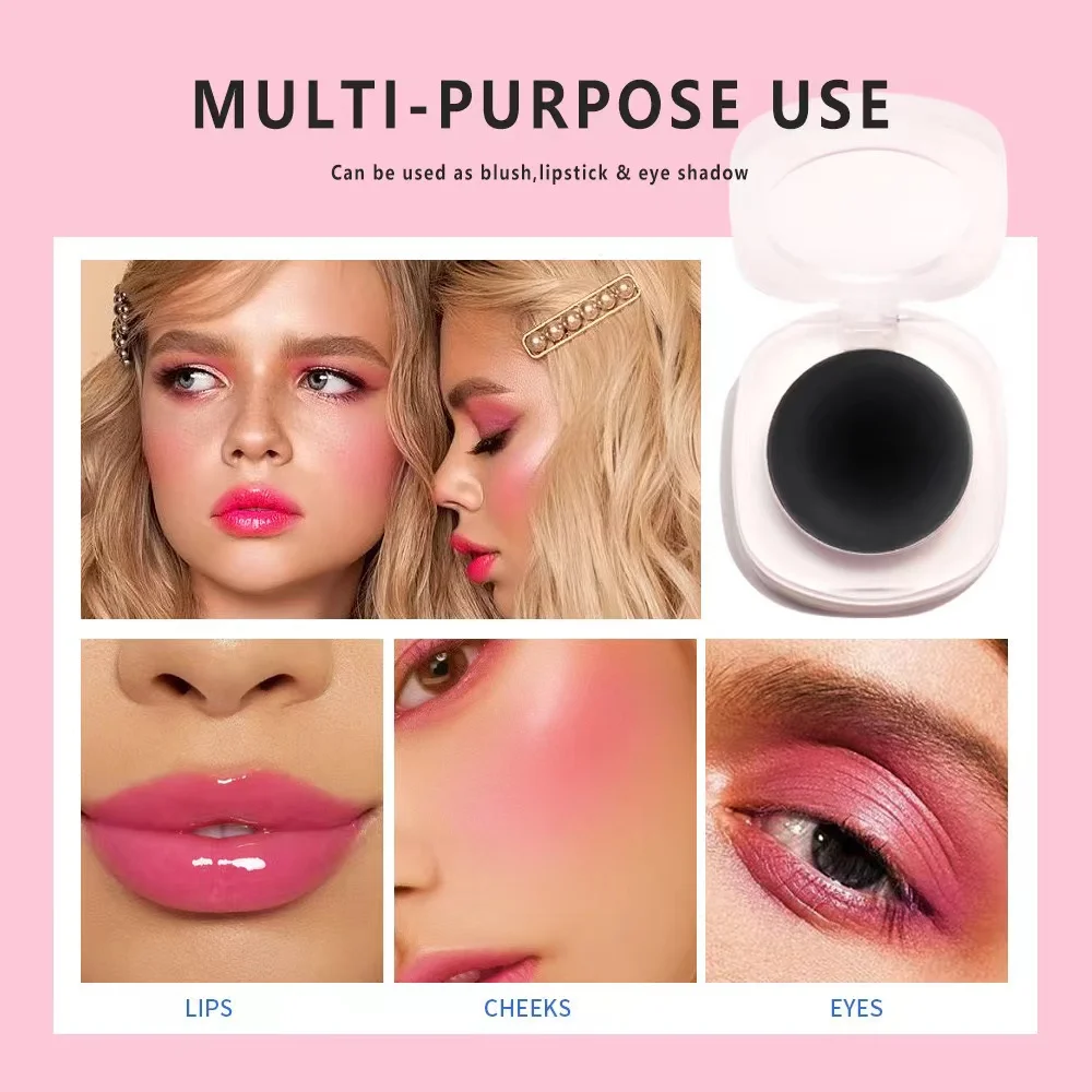 New blush makeup up PH black color changing blush cream private logo color change blusher