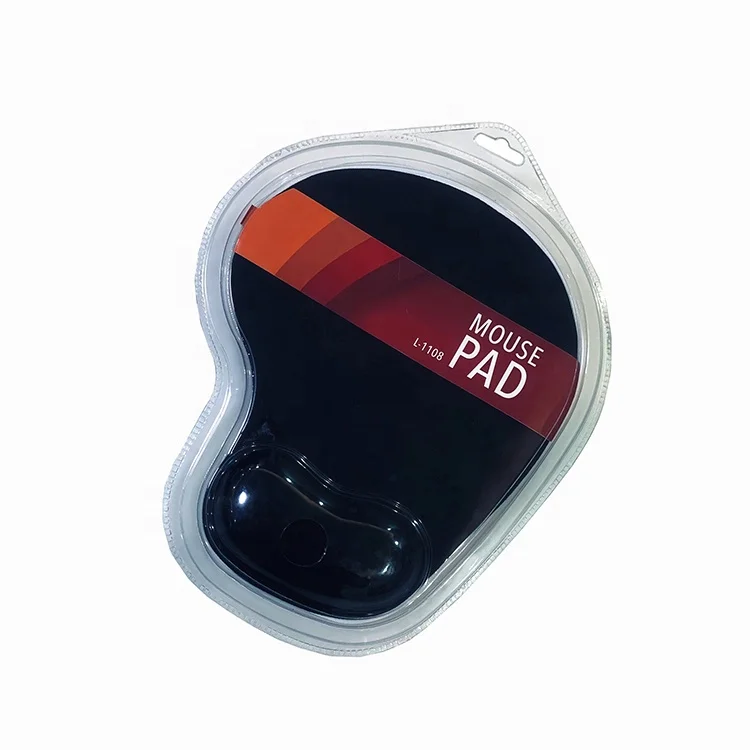 LOW MOQ Custom Clear Plastic Blister Packaging for Mouse Pad Ultrasonic Heat Sealing Blister Packaging