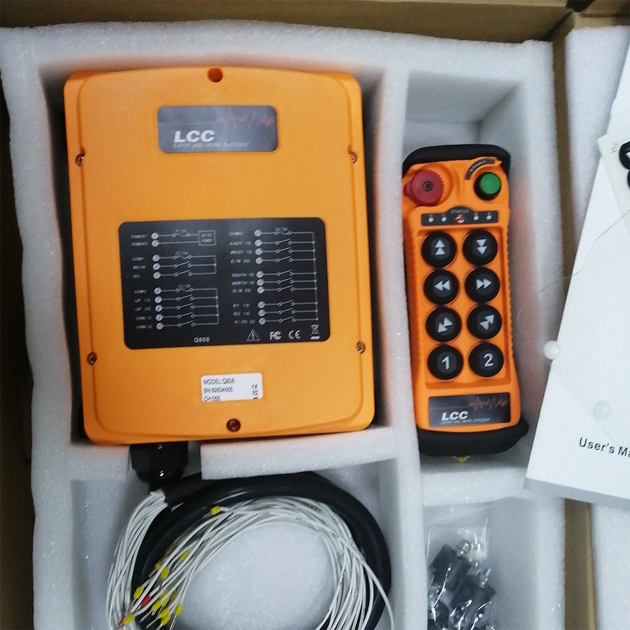 Q808 8 Buttons Double Speed Truck Crane Remote Control