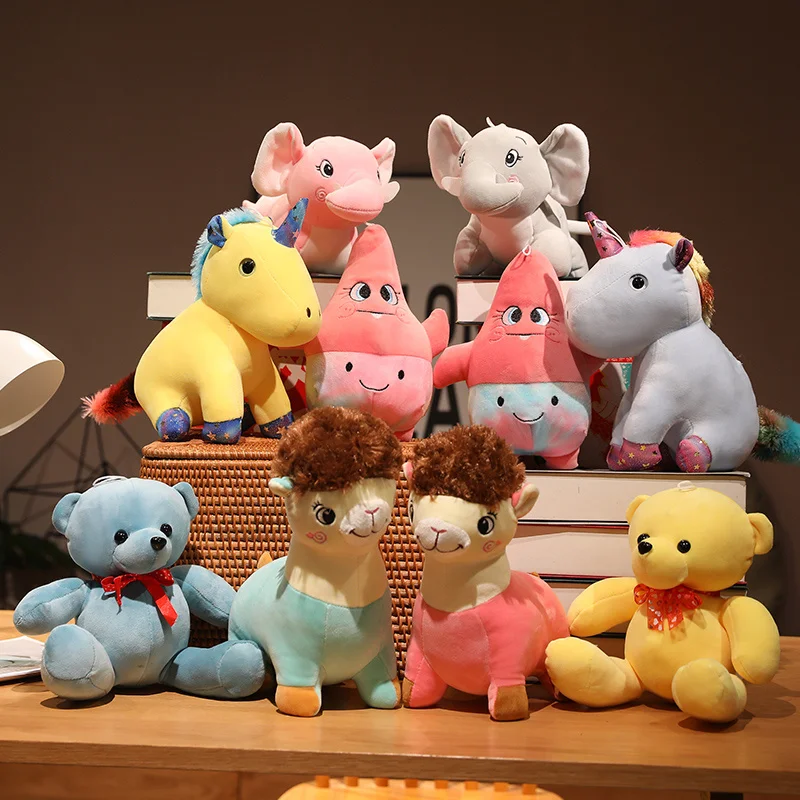 Carnival/plush Toy Claw Crane Machine Plush Toys Miniature For 7 Inch Cheap price good quality Spandex with Ultra Soft Cotton