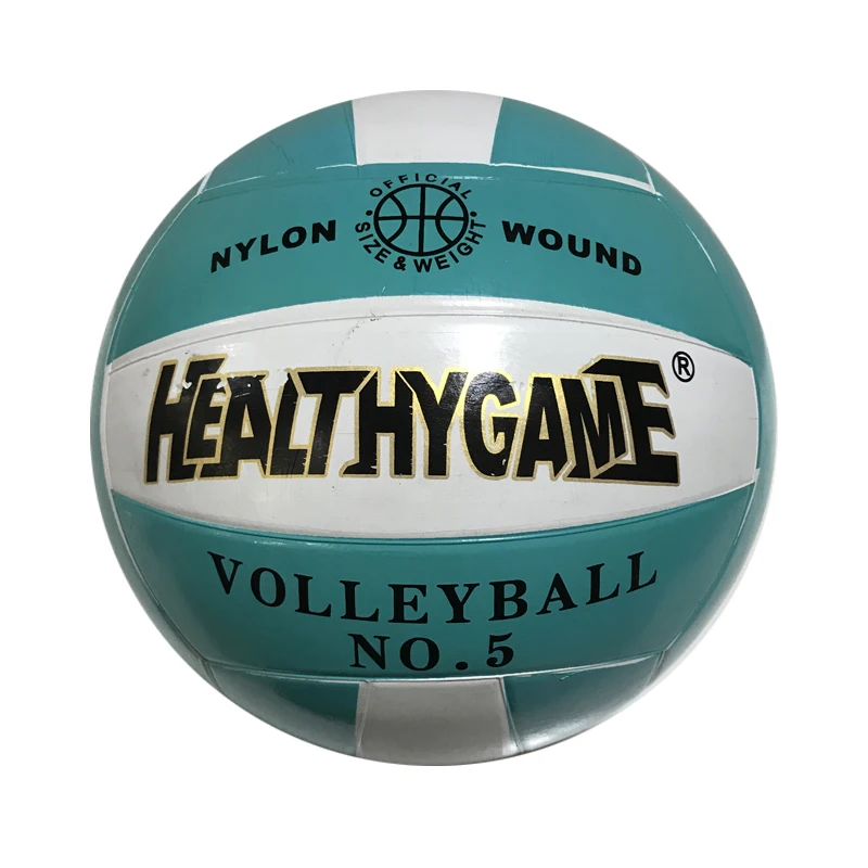 Wholesale customized official quality branded beach size 5 rubber volleyball