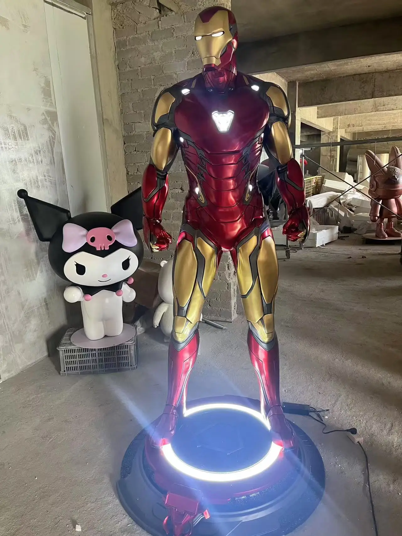 Фигурка Marvel в натуральную величину статуэтка из смолы MK85 статуи Железного человека 1/1 Hero скульптура для украшения