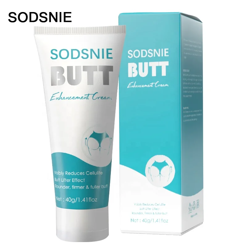 SODSNIE natural organic hip lift up enhancement massage cream women quick butt reduces cellulite cream