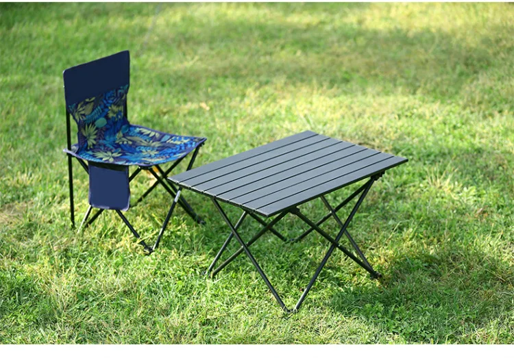 TF 69*47*42cm Folding Carbon Steel Table Mesh Folding Table for Beach/picnic/travel/outdoor Activities  BBQ Cooking Dining Kitchen