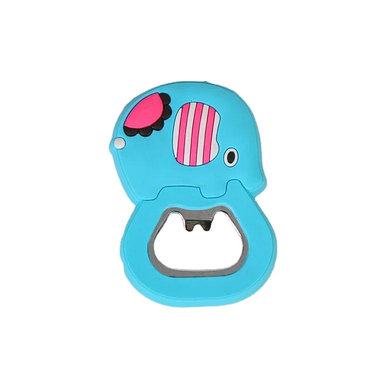 Promotional Tourist Souvenirs Gifts Cute Custom Soft PVC Fridge Magnet with Bottle Opener