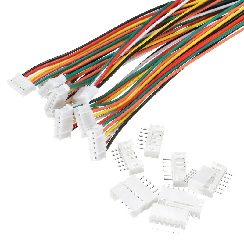 Wholesale Cheap Custom 7 8 9 10 Pins Pitch 26AWG Male Female Plug Socket Electric Harness Wire Clip Connector