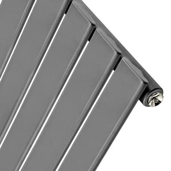 Factory Supply Anthracite White Double Flat Panel Hot Water Hydronic Heat Radiating Steel Radiator with Best Quality for Home