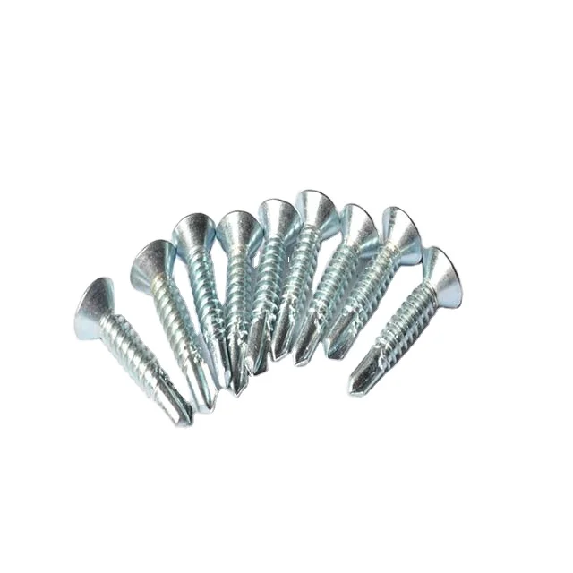 Galvanized Csk Flat Head Screws Grade 8 Self Drilling Screws