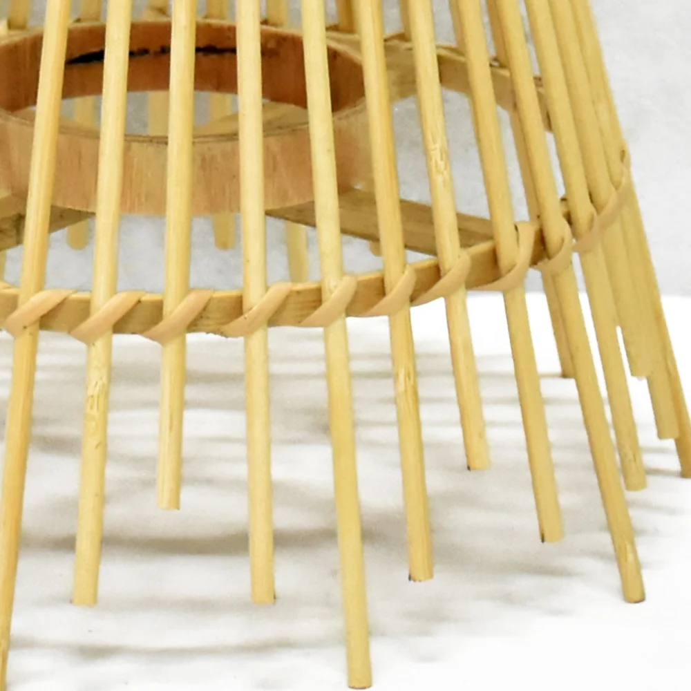 
Luckywind Uniquely design Rustic Bamboo Lantern, China Suppliers Room Decoration Bamboo Candle Lantern With Handle 