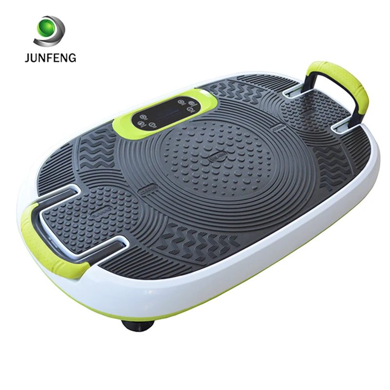 Fitness plate for crazy massage electric exercise machine