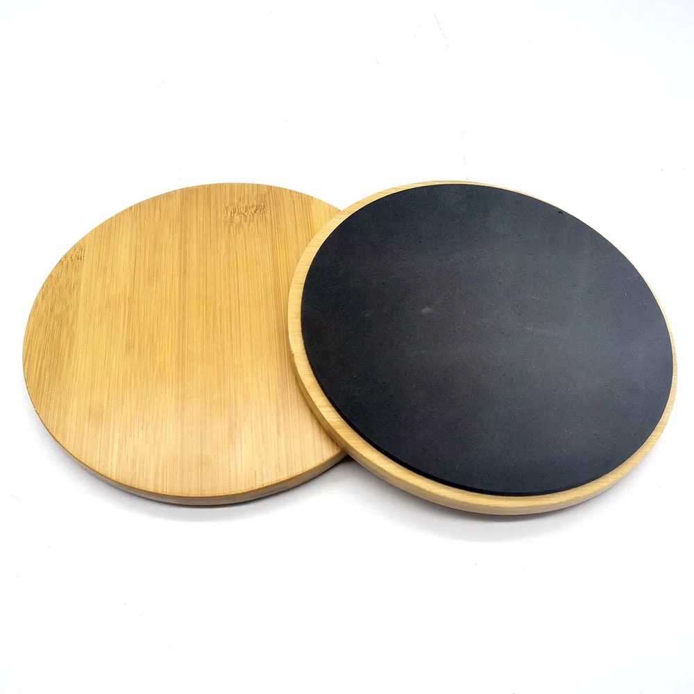 Wood Core Sliders Disc Style Environmental Bamboo New