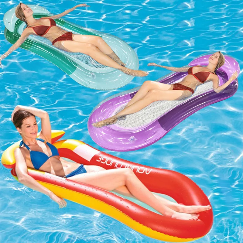 Inflatable Pool Floater Toy PVC Swim rainbow pool float Swimming Floating Water Inflatable Swimming Ring For Adult